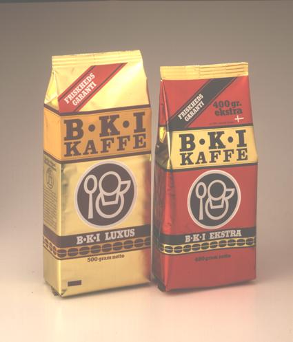to gamle BKI kaffeposer