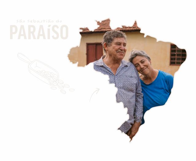 Husband and wife is coffee farmers from Paraíso 